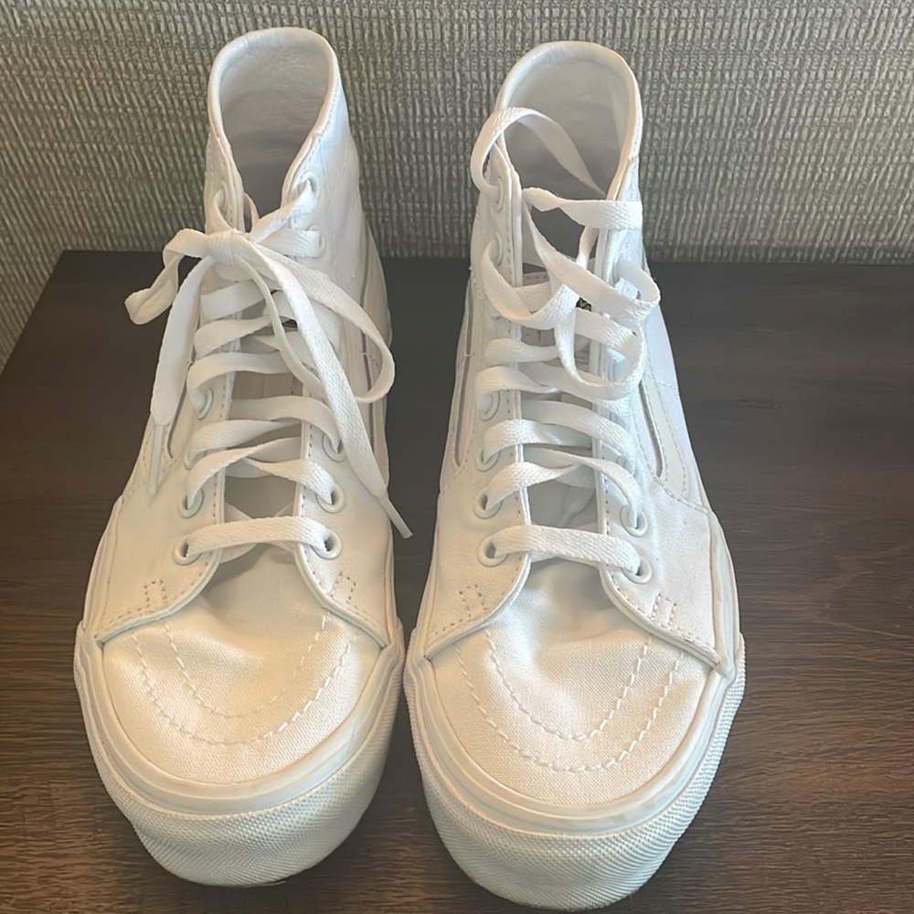 Hightop Vans , excellent condition.